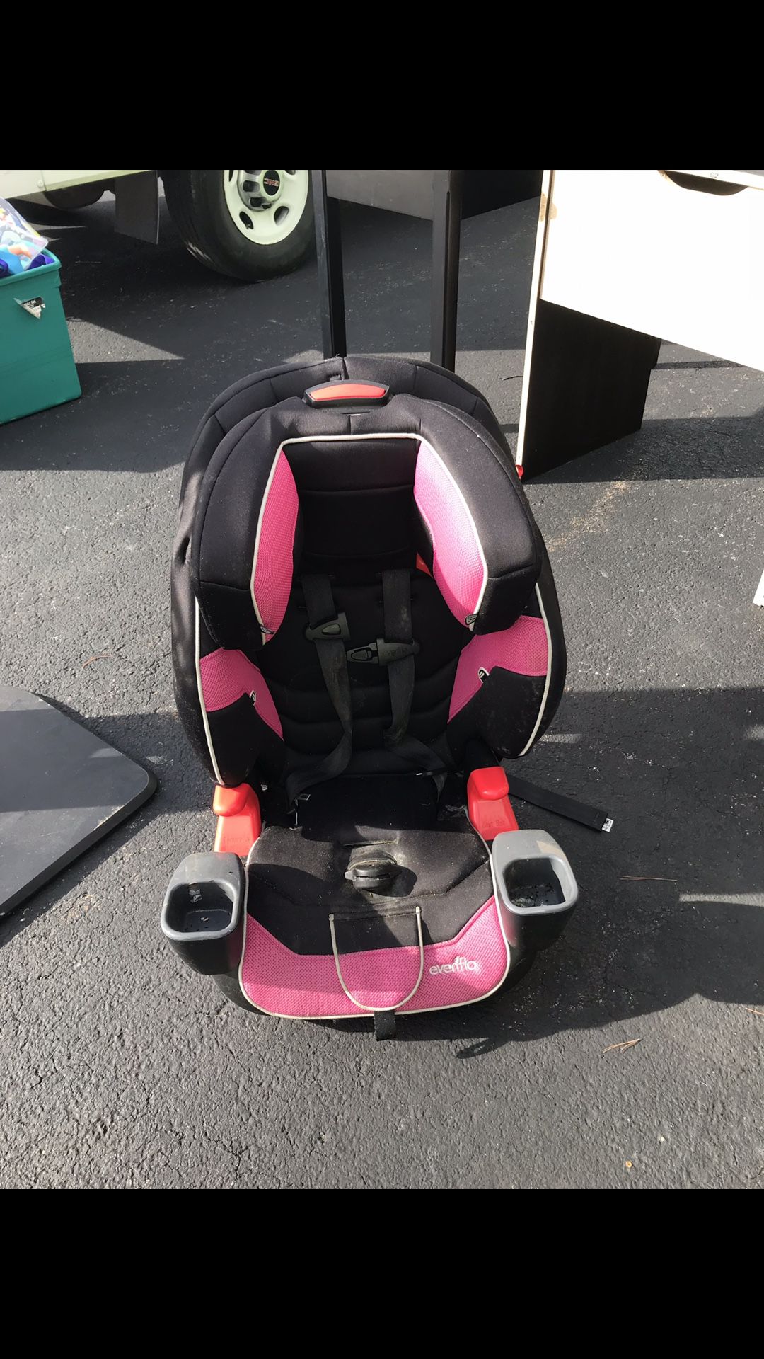 Toddler car seat -pink