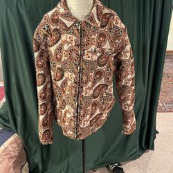 Bandanna print jacket