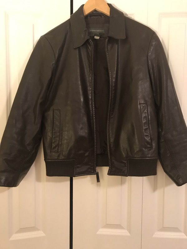Banana Republic Leather Jacket - Size S