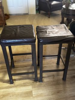 Two Comfy Barstools 