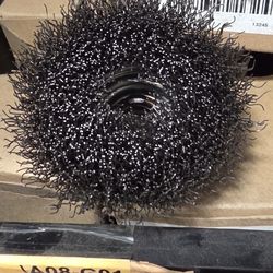 Weiler Crimped Wire Cup Brush, 3" Dia., 