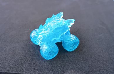 Monster Jam Minis Ice Blue Dragon 
