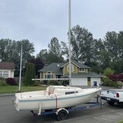 1976 Clipper Marine 21ft Sailboat