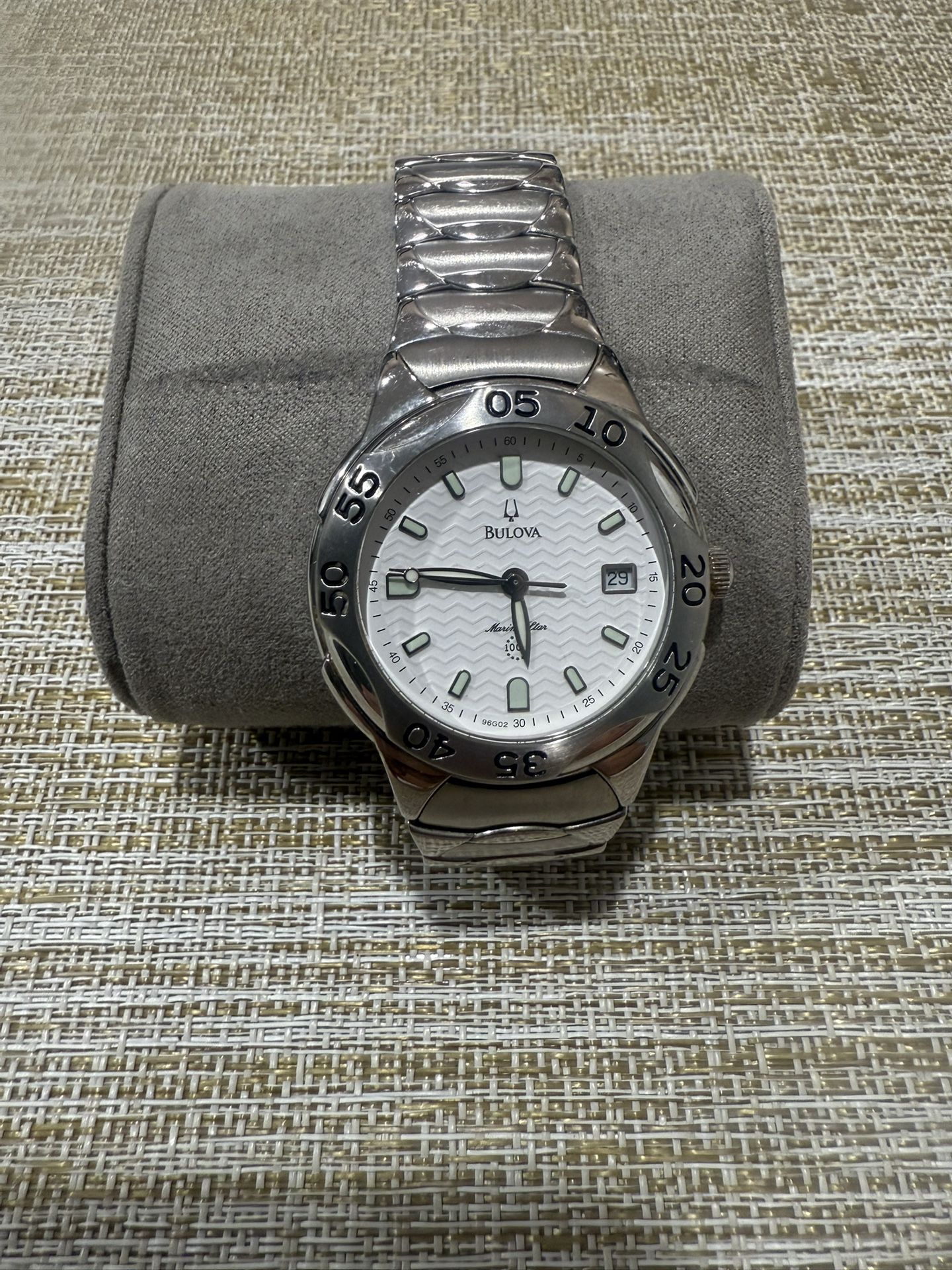 Bulova Silver Watch – Classic White Dial – $30 OBO