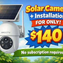 Solar security camera 