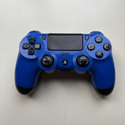 Sony DualShock 4 Blue Wireless Controller PlayStation 4 PS4 For Parts / Repair