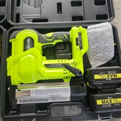 New SILVEL 2" Cordless Brad Nailer, 2-in-1 21V Brad Nailer Stapler 2, 4.0Ah Battery, Nails, 18G Staples. Retails Around $150 with Taxes. $70 Each!