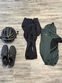 Cycling Gear Bundle | Shimano Shoes 10.5, Giro Helmet, Pearl Izumi Bibs & Jersey $150 OBO