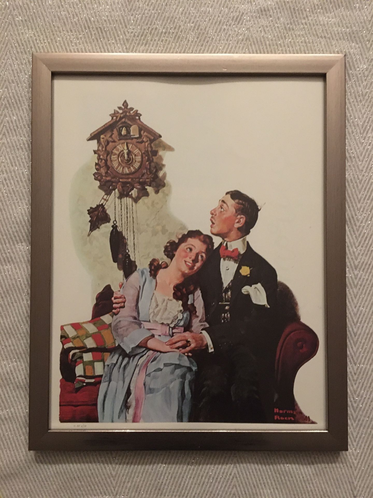 Large Framed Norman Rockwell Print