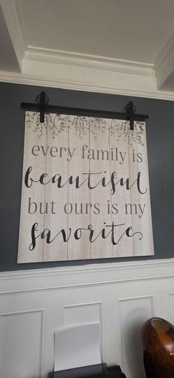 Farmhouse Family Quote Wall Sign