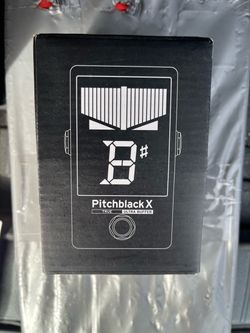 Korg Pitch Black X pedal tuner guitar or bass