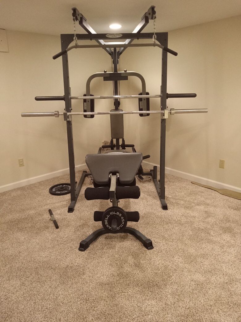 Powerhouse Elite Smith Machine PHE 9000 with Additional Bar And Weights