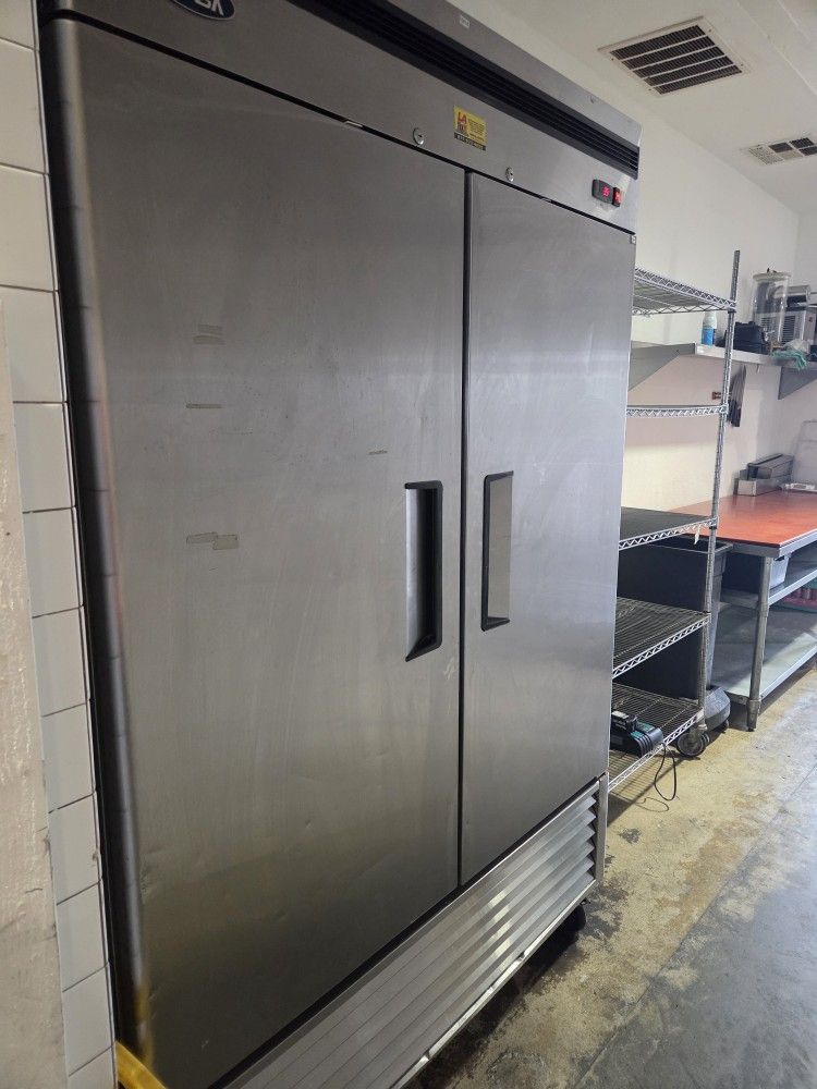 Atosa MBF8507 2 Door Commercial Reach In Fridge For Sale Used Excellent Condition