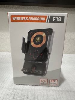 F18 Wireless Charging Car Phone Mount
