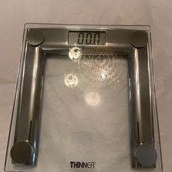 Conair Thinner Digital Chrome And Glass Scale, Tempered Safety Glass, Lithium Battery, 1.5” LCD Screen