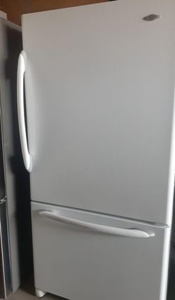 Maytag Bottom Freezer  White Refrigerator
