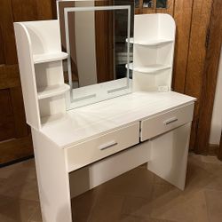 New White Vanity 