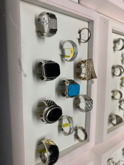 Sterling silver men’s rings