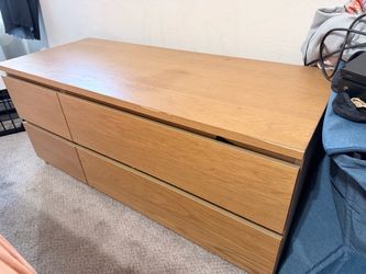 6-Drawer Wood Dresser