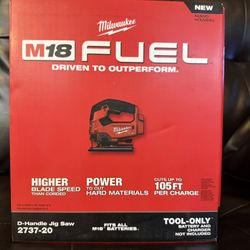 M18 FUEL D-Handle Jig Saw Brushless 2737-20 