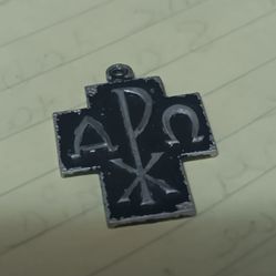 Alpha Omega Cross Pendant