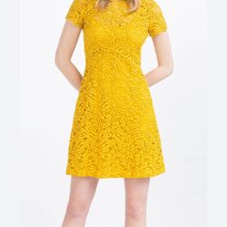 Zara yellow dress