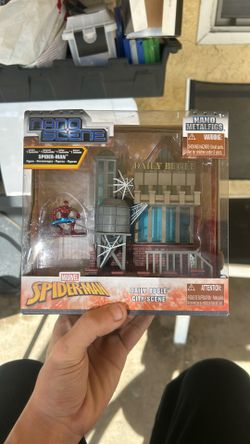 Spiderman Nano Scene Daily Bugle City Scene Nano Metalfigs BRAND NEW SEALED