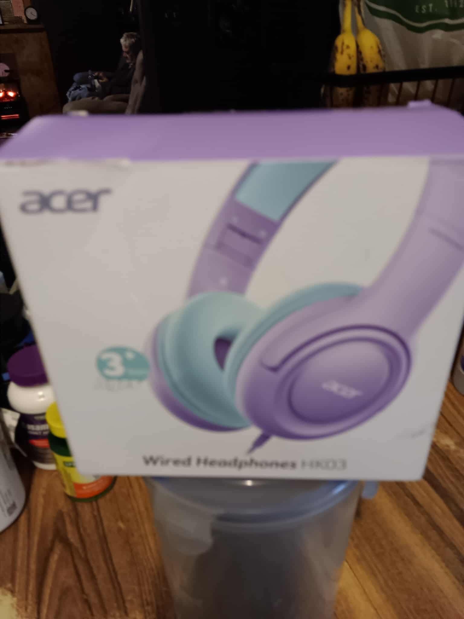 Kids Headphone With Cord For School- Over Ear 85/94db Volume Limit, 3.5mm Jack Foldable Stereo Sound Headset For Toddler Girl Boy Learning Enhancement