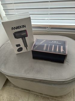 Hair Dryer and Curling Iron Set