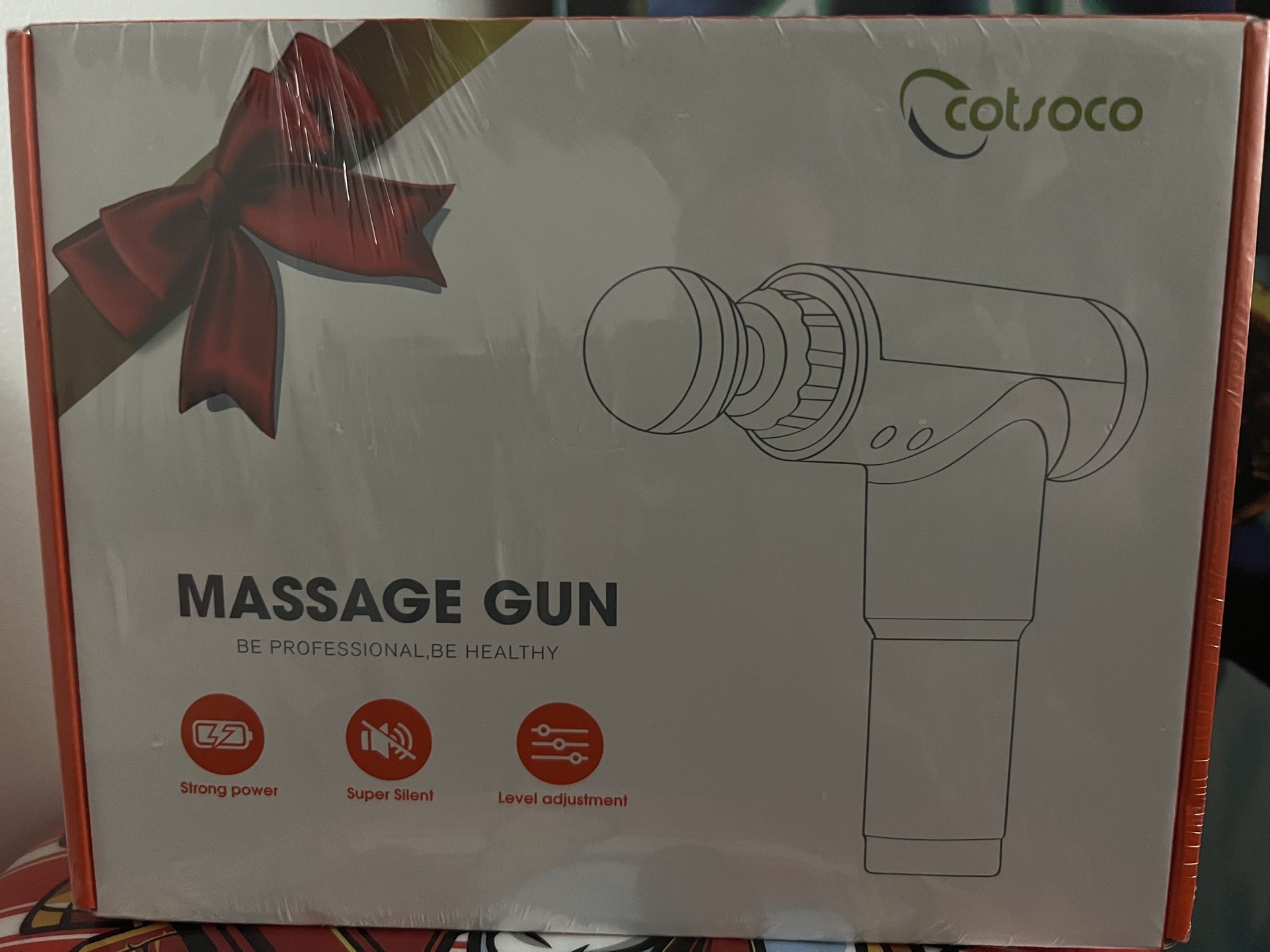 BRAND NEW IN FACTORY SEALED BOX Cotsoco M679-B Massage Gun Cordless Handheld Massager 6 Speeds - Black
