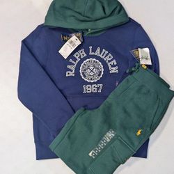 Boy's Polo Jogger Set Size 10-12