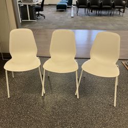 White Office Seats