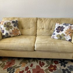 Comfortable corduroy couch.  In great condition and clean.