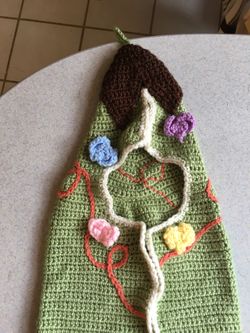 Handmade pea in the pod infant costume