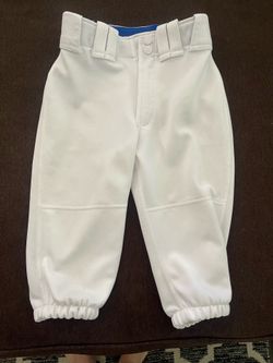 Boys Mizuno short white baseball pants size YS