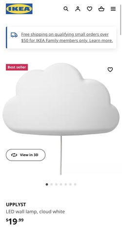 Cloud Kid’s Wall Light 
