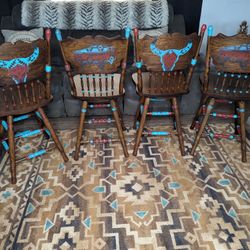 Antique Barstool Chairs 