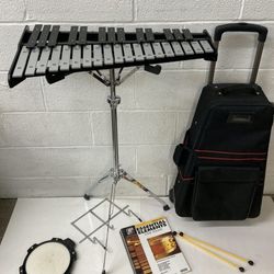Yi Yi Glockenspiel (Xylophone) With Stand, Sticks And Case