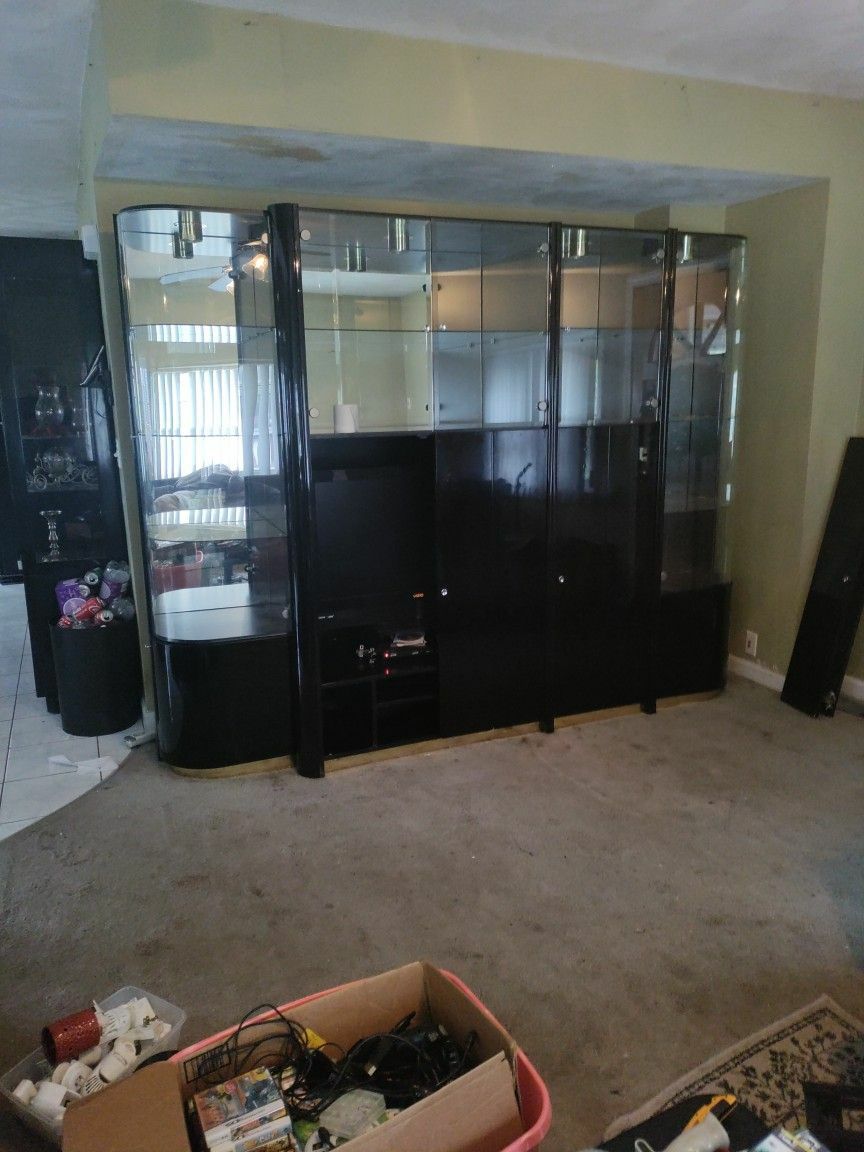 Black Laquar Entertainment Center