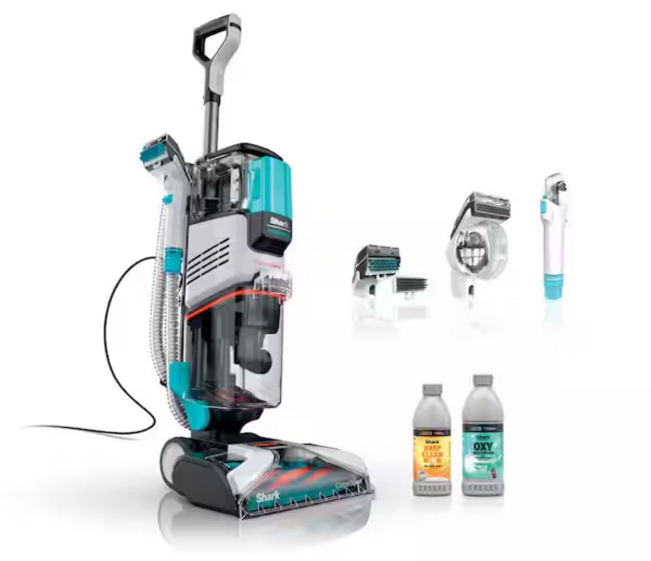 Corded Carpet Expert with Stain striker pet deep carpet cleaner, built-in spot stain cleaner, shampooer