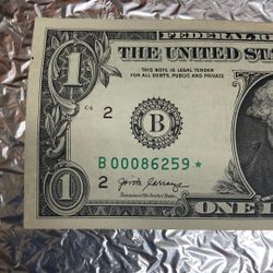 One Dolar Bill