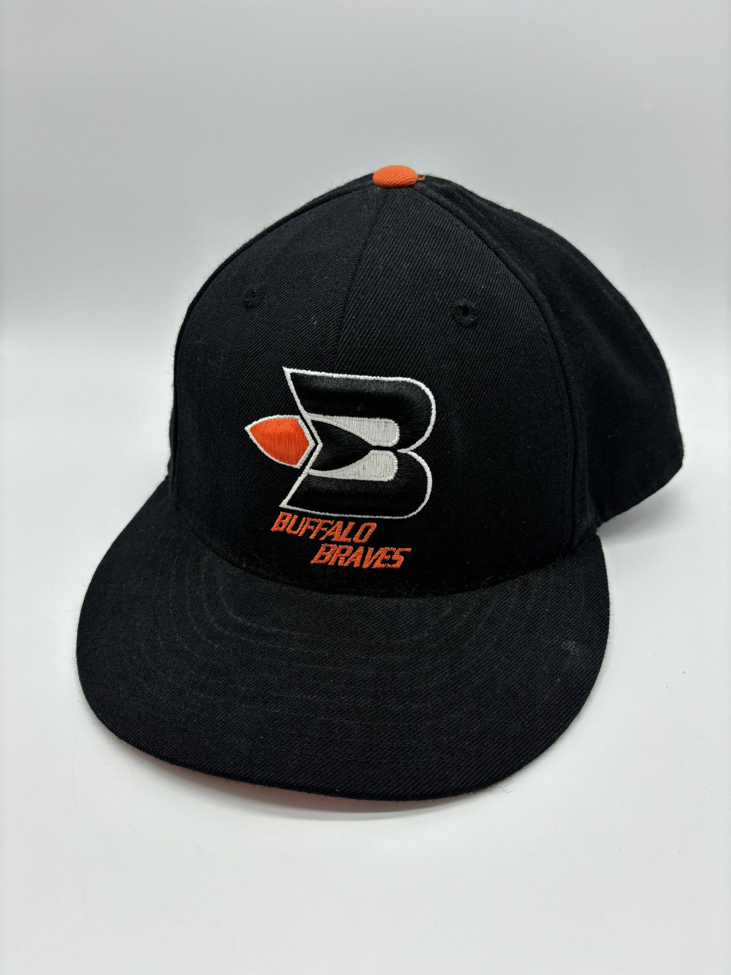 Mitchell & Ness Buffalo Braves Fitted Wool Cap Hat NBA Vintage Logo SZ 7 3/