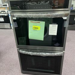 Wall Oven, LG New Open Box 30” Wide Double Wall Oven 