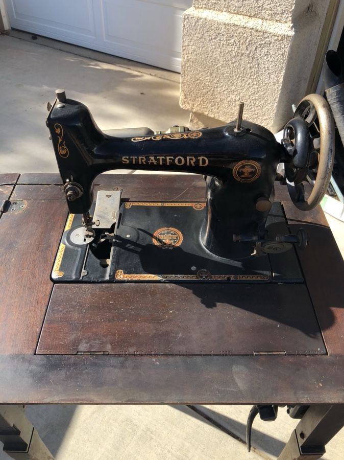 Stratford Antique Sewing Machine with Stand