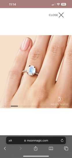 moonstone ring and necklace