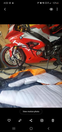 2015-2018 s1000rr belly pan red