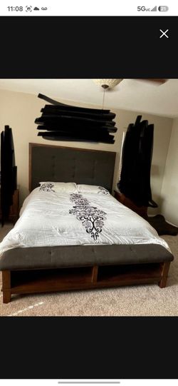 Queen bed frame no mattress