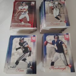 Football Cards (total of 200 cards AS IS) from Donruss Elite Year 2000