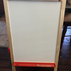 2 In 1 White And Chalkboard
