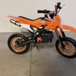 49cc mini dirt bike pit bike for kids off road gas motorcycle Pegasus brand new 